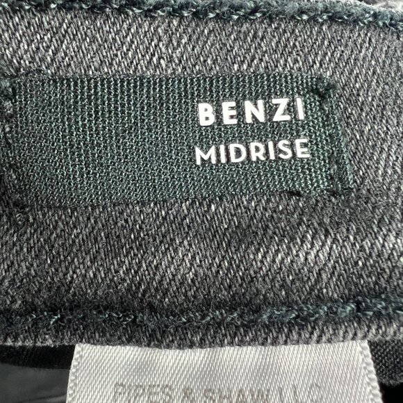 Veronica Beard Jeans Women's 36x27* Benzi Mid Rise Girlfriend Black Denim Tag 32 - Picture 8 of 16